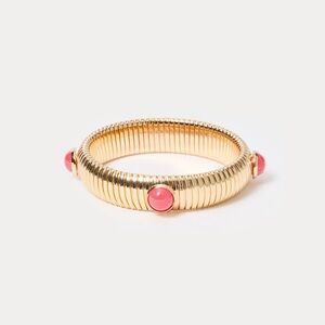 NWT Lilly Pulitzer Sunbelievable Gold Stretch Bracelet